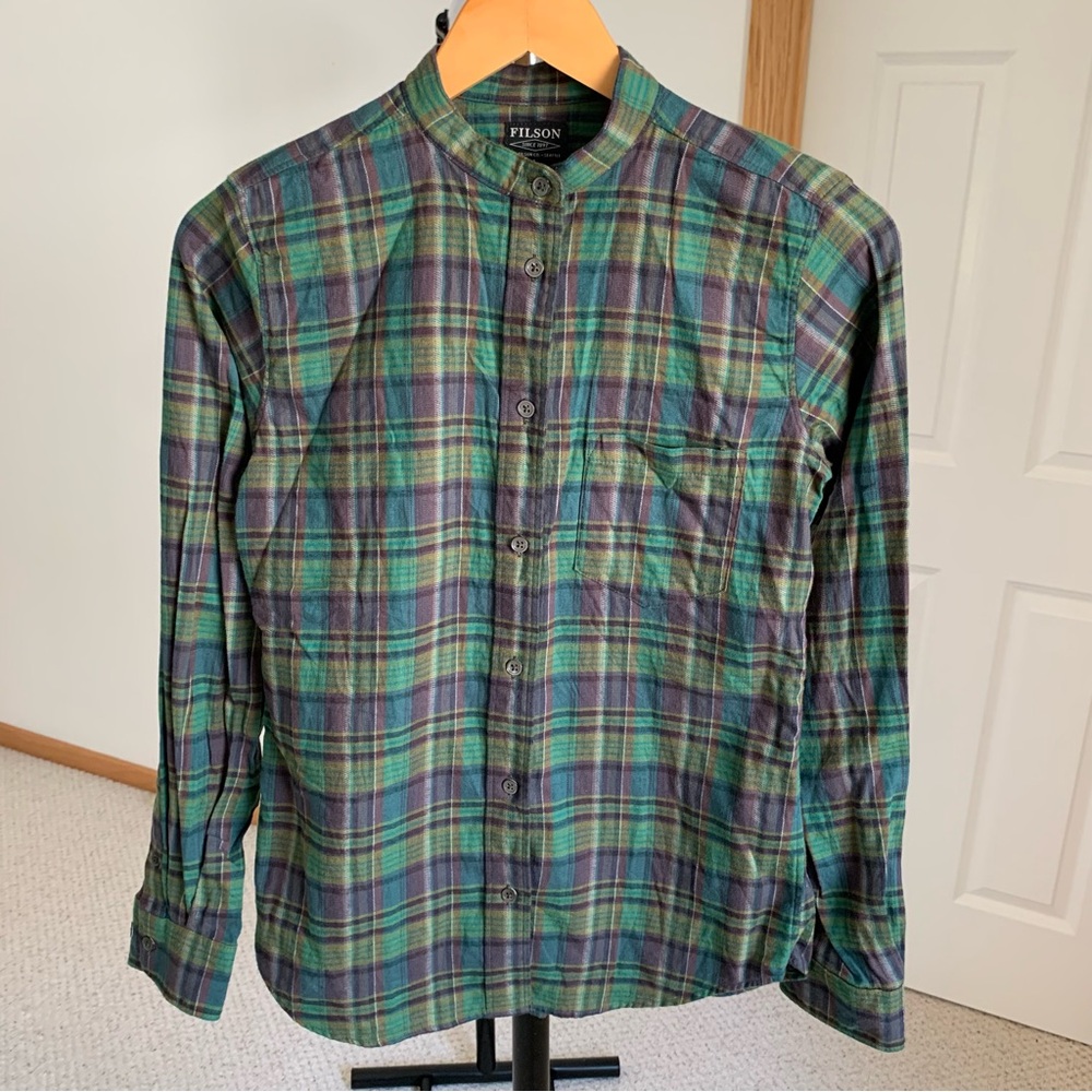 Filson Plaid Flannel Button Down Shirt